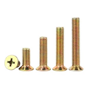 Vis à tête fraisée Phillips en acier au carbone zingué M2 M3 M4 M5 M6 M8 DIN965 pour la fixation d'équipements mécaniques - Product Image 6