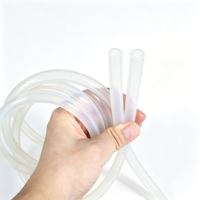 Tube en silicone vulcanisé au platine sur mesure, qualité médicale USP Classe VI, biocompatible, flexible et souple pour usage en laboratoire