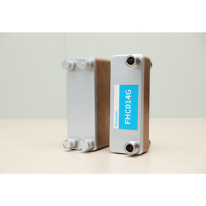 FHC014 <span class=keywords><strong>Scambiatore</strong></span> di Calore <span class=keywords><strong>a</strong></span> <span class=keywords><strong>Piastre</strong></span> in Acciaio Inox per Olio Idraulico <span class=keywords><strong>con</strong></span> Certificazioni ISO - Product Image 3