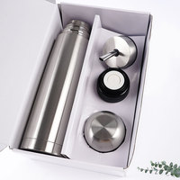 Set Termos Yerba Mate dari Baja Tahan Karat 304, Botol Air Vakum Terisolasi dengan Tutup Sedotan Mate yang Dapat Diganti, 350/500ml, Bebas BPA