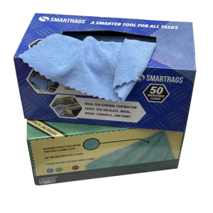 Paño de Limpieza de Microfibra, Toallas de Taller Sin Pelusa Reutilizables, Paños a Granel en Caja para el Hogar, Cocina y Auto, 8 Pulgadas x 8 Pulgadas - Product Image 2
