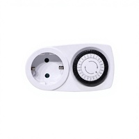 Interruptor de Tiempo Programable Mecánico de 24H y 3680W