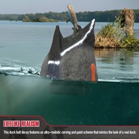 Décoy de canard réaliste en plastique imperméable 3D avec quille lestée, accessoires écologiques et légers pour la chasse aux oiseaux aquatiques