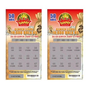 Boletos de Lotería Personalizados Impresos con Raspado, Tarjetas de Lotería, Boletos de Rifa - Product Image 4