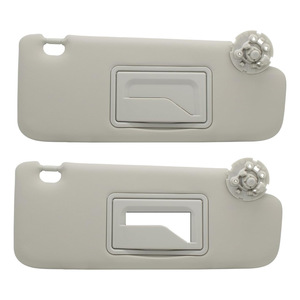 Pare-soleil Chevrolet gris côté passager rétractable, accessoire intérieur de voiture - Product Image 3