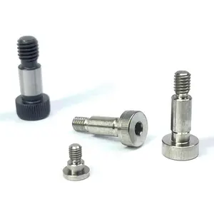 Tornillos hexagonales de cabeza plana de acero y óxido negro, para hombro, M5, m6