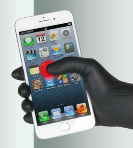 <span class=keywords><strong>Guantes</strong></span> de Nitrilo Negros de 3 Mil para Tatuajes, Salones de Belleza, Manicura, Peluquería y Uñas, Texturizados en los Dedos, <span class=keywords><strong>Desechables</strong></span>, Vendidos <span class=keywords><strong>por</strong></span> Piezas - Product Image 5