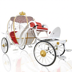 Chariot de mariage électrique style princesse européen, type citrouille, 6 places, pneus en caoutchouc massif, vente chaude, fournisseurs chinois - Product Image 1