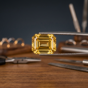 Saphir naturel du Sri Lanka de 5,95 carats, taille octogonale, pierre précieuse non chauffée, saphir de Ceylan, pierre de joaillerie fine certifiée GII - Product Image 3