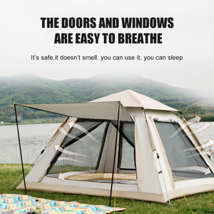 Nouvelle tente <span class=keywords><strong>de</strong></span> camping automatique imperméable LIAO 2026, tente extérieure à ouverture rapide, tente à ventilation multi-facettes - Product Image 6