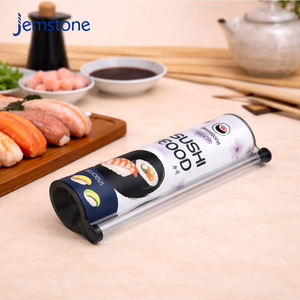 Custom Design Recyclable Food Grade Sushi Paper Tube Capsule Kraft Cardboard Cylinder Packaging Box Protein Powder <b>Container</b> - Product Image 5