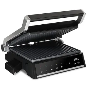 XL Desmontable Steak digital inteligente Nueva alta potencia 2000W Mesa Placa desmontable Parrilla de contacto eléctrica con bandeja de aceite