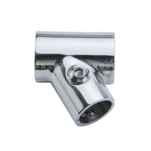 316 Stainless Steel Marine Tee Fitting 90 Degree Boat Hardware For <b>Yacht</b> Awning Insert - Product Image 1