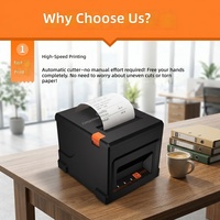 Imprimante thermique de reçus 80 mm 203 dpi USB / Divers systèmes de point de vente (PDV) commerciaux, de vente au détail, de restauration et industriels