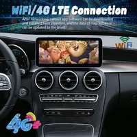 Écran ultra-fin Android pour Mercedes Benz V W447 GLC X253 W205 X Class C Class W205 C180 C200 C220 C300 C350 Carplay Car Radio