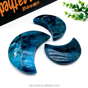 Cristallo <span class=keywords><strong>di</strong></span> Apatite Naturale <span class=keywords><strong>di</strong></span> Alta Qualità, <span class=keywords><strong>Luna</strong></span> <span class=keywords><strong>di</strong></span> Apatite <span class=keywords><strong>Blu</strong></span> Intagliata a Mano, <span class=keywords><strong>Pietra</strong></span> Curativa per Decorazione Casa - Product Image 5