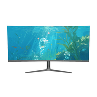 Moniteur de jeu incurvé OEM ODM de bureau, écran IPS de 38 pouces, 4k, 21:9, support réglable, éclairage RVB