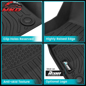 Alfombrillas para todo tipo de clima para BMW X5 F15 F85 2014-2016 y X6 F16 15-16, alfombra de TPE, 3 piezas, moldeadas en 3D, impermeables - Product Image 3