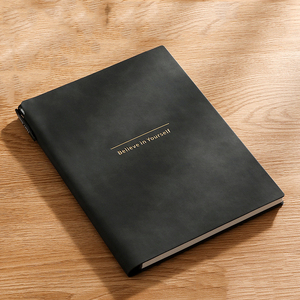 卸売 シンプルデザイン ソフトカバー 革製ダイアリー カスタムロゴ入り ノートブック - Product Image 4