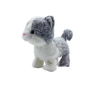 Juguete electrónico interactivo de gato de peluche para niños y niñas, gatito que camina y ladra con control remoto - Product Image 3