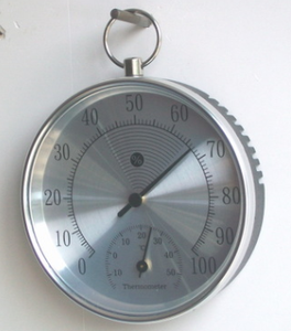 Geslonlab HSGC-025 10CM Horloge murale d'intérieur <span class=keywords><strong>Thermomètre</strong></span> et hygromètre Anneau suspendu Thermohygromètre - Product Image 6