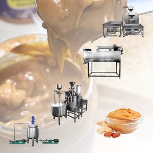 Moulin à noix colloïdal de grande capacité économique, machine automatique de broyage de beurre de cacahuètes, ligne de production de beurre de cacahuètes - Product Image 1
