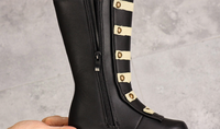 HWXH Fashion Tall Boot Woman Leather Dress Shoe Non-slip Cowboy Boot Wholesale Concert Woman Designer Shoe Wholesale Snow Boot