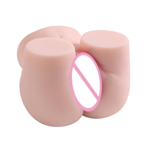 Realistischer, lebensechter, großer, dicker Arsch mit doppelten Akupunkturpunkten & Kanälen, invertierter Flugzeugbecher, wasserdichter männlicher Masturbator - Product Image 6