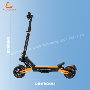 Monopattino Elettrico Fuoristrada KUGOO F2 Max, Autonomia 60KM, Motore 850W, Batteria 48V 20Ah, Pneumatici Larghi, Scooter Elettrico per Adulti - Product Image 6