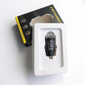Chargeur de voiture 12-24V USB C Type A, adaptateur allume-cigare noir - Product Image 5