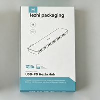 Boîte en carton personnalisée avec couvercle et base pour emballage de chargeur de téléphone électronique, accessoires de téléphone, câble de données, impression
