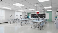Table de laboratoire d'apprentissage par la recherche STEM pour la physique, la chimie et la biologie – Table d'expérimentation scientifique scolaire personnalisable, directement de l'usine