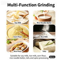 Moulin à grains multifonctionnel sec et humide, moulin électrique commercial et domestique pour maïs, riz, soja, farine et lait de soja