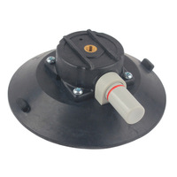 Ventouse à main à vide de 6 pouces/150 mm, filetage 1/4-20, en alliage d'aluminium robuste, qualité industrielle, base de montage pour caméra de voiture, pierre