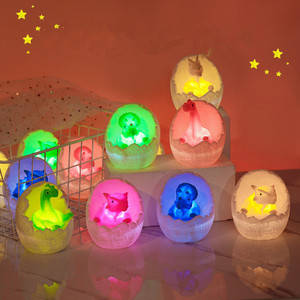 Christmas Birthday Gift Children Toy Table Desk Lamp Dinosaur <strong>Egg</strong> Night <strong>Light</strong> - Product Image 2