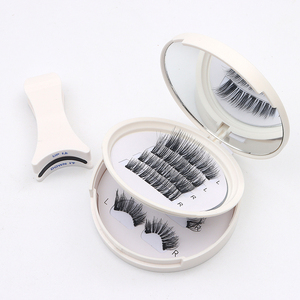 <span class=keywords><strong>Faux</strong></span> <span class=keywords><strong>cils</strong></span> magnétiques synthétiques de qualité supérieure, 4 paires, demi-bande, aspect naturel, <span class=keywords><strong>applicateur</strong></span> inclus, sans colle, réutilisables - Product Image 1