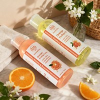 Lotion Peeling Éclaircissante et Exfoliante à l'Orange Fermentée, AHA, BHA, Acide Glycolique et Niacinamide pour le Corps – Système de Traitement Renouvelant la Peau