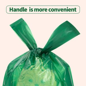Juicepet Nouveaux Sacs à Déchets pour Animaux de Compagnie Écologiques et Biodégradables de 0,015 mm d'Épaisseur, Style Gilet, pour Petits Animaux - Product Image 6