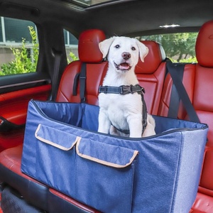 Cama Elevadora Desmontable Lavable Impermeable A Prueba de Arañazos Suave Perro Seguridad Coche de Viaje Asiento Trasero y Delantero - Product Image 1