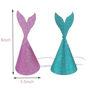 Décorations pour fête thème sirène violet, ballons en sarcelle pour enfants, ornement de gâteau, piscine, <span class=keywords><strong>petite</strong></span> sirène, thème de fête d'<span class=keywords><strong>anniversaire</strong></span> - Product Image 4