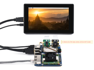 Placa base Waveshare Dual Gigabit Ethernet 5G/4G diseñada para el módulo de computación Raspberry Pi 4 - Product Image 6