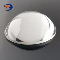 Lentille asphérique optique en silice fondue personnalisée pour verre de projecteur ou lentille de condenseur