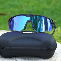 Lunettes de pickleball personnalisées avec logo, lunettes de sport TR90, OEM ODM |   3 lentilles interchangeables de 2,0 mm épaissies UV400 en gros