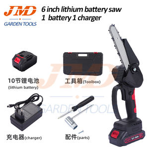 Sierra Manual <span class=keywords><strong>con</strong></span> Batería de Litio de 6 Pulgadas, Sierra Eléctrica Portátil de 800w para el Hogar, Sierra Eléctrica de Estilo Blanco y Negro - Product Image 2