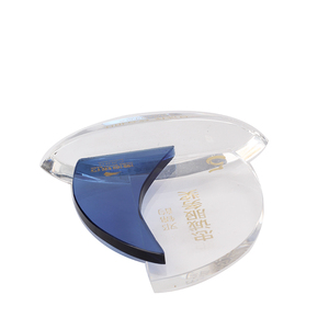 Navegando hacia el éxito Trofeo de velero de cristal óptico tallado Medalla y certificados Premios Técnica impresa UV - Product Image 5