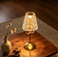 Lampe de table LED sans fil à gradation progressive 3 couleurs, commande tactile, garantie 2 ans - Alimentation par batterie portable pour utilisation en bar/restaurant