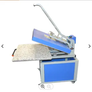 39X47'' large format manual slide table plancha de sublimation heat press machine for garment textile fabric flag t-shirt pant