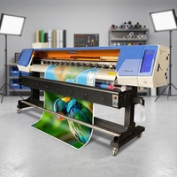 Impresora Eco Solvente de 1.8m con Cabezal de Impresión XP600, Plotter de Inyección de Tinta Digital para Impresión de Lonas Flexibles, Pancartas y Material para Exteriores
