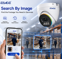 Système de caméra CCTV ESOE 4k 8MP, reconnaissance faciale, détection de flamme, étanche IP67, kit NVR POE 4CH, système complet de sécurité domestique