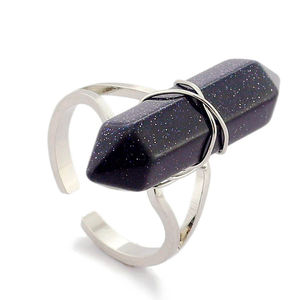 <span class=keywords><strong>Pietra</strong></span> preziosa naturale <span class=keywords><strong>di</strong></span> buona qualità anello <span class=keywords><strong>di</strong></span> fidanzamento in argento Sterling gemma <span class=keywords><strong>luna</strong></span> baia stella aperta <span class=keywords><strong>blu</strong></span> al prezzo all'ingrosso pietre e cristalli - Product Image 1